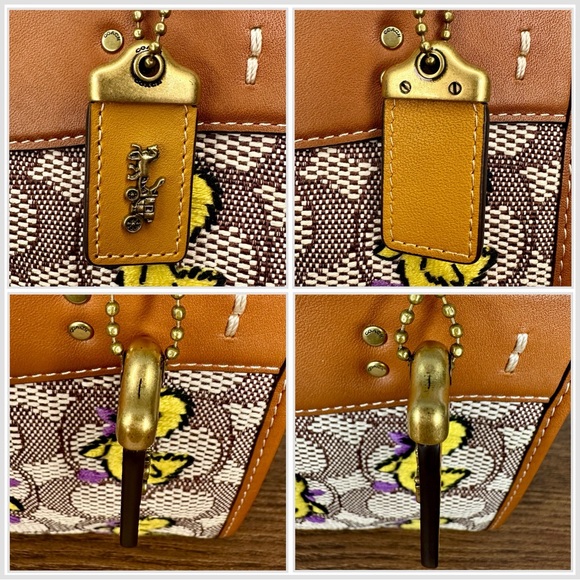 Coach 1941 Rogue 17 In Signature Textile Jacquard With Duck Motif - Picture 10 of 12